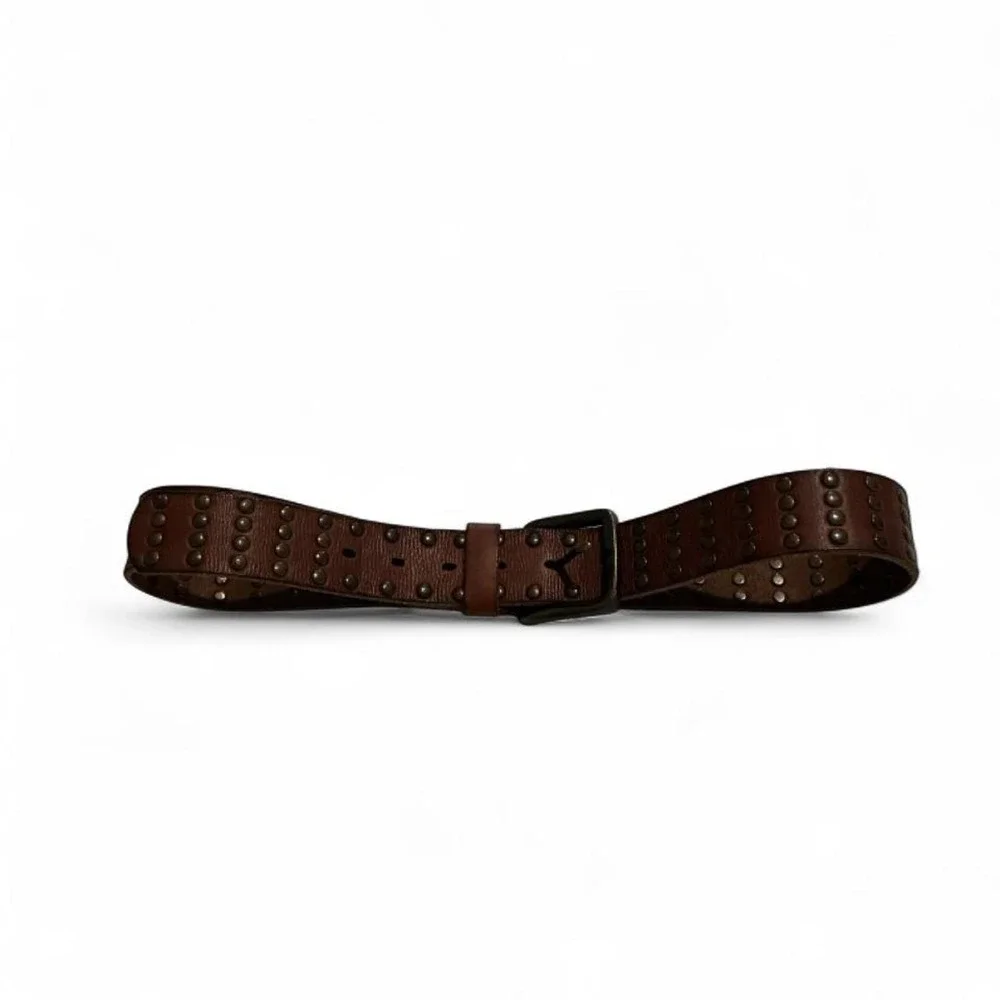 Fossil studded leather